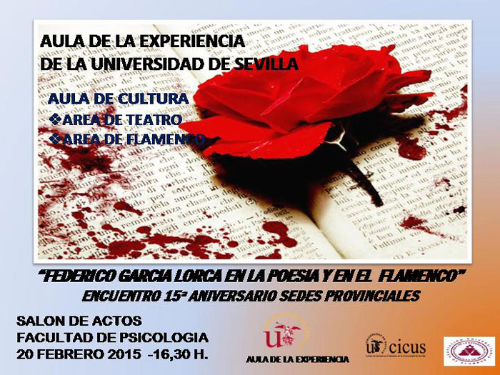 Lorca en la poesía y en el flamenco (Cartel)