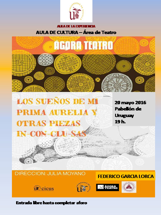 Cartel de la obra 'Los sueños de mi prima Aurelia'