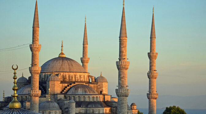 Mezquita del Sultán Ahmed o Mezquita Azul en Estambul (Turquía)